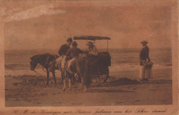 Delcampe - Nederland Scheveningen Kon Familie Strand Koets Paarden Royal Families #SAS265 - Königshäuser