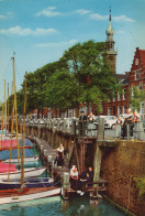Delcampe - Nederland Veere Kanaal Zeilboten Klederdrachten Aangetekend #SAX856 - Costumes
