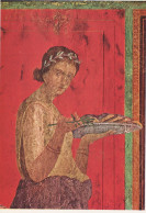 Delcampe - Italia Pompei Affresco Donna Offerente Villa Misteri Viaggiata #SAX944 - Pompei