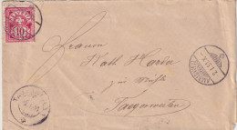 Delcampe - Brief  Amrisweil - Tägerweilen       1891 - Briefe U. Dokumente