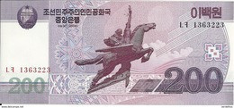 Delcampe - COREE DU NORD 200 WON 2008 UNC P 62 - Corée Du Nord