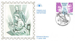 Delcampe - CEF Soie - Découverte Du Radium, Oblit 19/3/98 - FDC