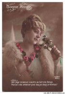Delcampe - CAR-AEBP7-0354-FETE-ET-VOEUX - BONNE ANNEE - UNE PAGE INCONNUE S'OUVRE AU LIVRE DU TEMPS - Neujahr