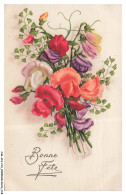Delcampe - CAR-AFAP10-0481-FETES ET VOEUX - Bonne Fete - Bouquet De Fleurs - Neujahr