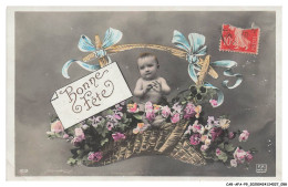 Delcampe - CAR-AFAP9-0428-FETES ET VOEUX - Bonne Fete - Bebe - Panier - Fleurs - Neujahr