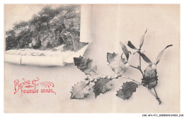 Delcampe - CAR-AFAP11-0507-FETES ET VOEUX - Bonne Et Heureuse Annee - Paysage - Neige - Neujahr