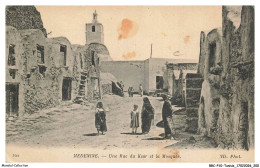 Delcampe - BBCP10-0926-TUNISIE - MEDENINE - UNE RUE DE KSAR ET LA MOSQUEE - Tunesien