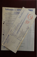 Delcampe - Facture Ancienne - AMBOISE ( 37 ) : Etablissements A.LEOPOLD Et Fils AMBOISE ( Avec Lettre De Change) - 1950 - ...