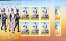 Delcampe - Tristan Da Cunha. Uniformi Militari 2008. 6 Minifogli. - Tristan Da Cunha