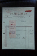 Delcampe - Facture Ancienne - LE COTEAU ( 42 ) : Veuve P.FOUILLAND Et Cie, Tissage Mécanique. - 1950 - ...