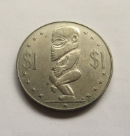Delcampe - Cookeilanden 1 Dollar 1973 - Cook