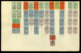 Delcampe - 1916 Exceptional KEdVII And KGV Revenue Document: Official Document Written In Ottoman Turkish, Bearing An Extraordinary - Cipro (...-1960)