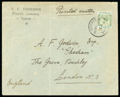 Delcampe - 1925–70 Rural Service. Attractive Group Of 22 Covers Bearing A Wide Variety Of KGV And KGVI Frankings, Tied By An Extens - Cipro (...-1960)