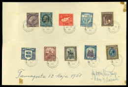 Delcampe - 1928 British Rule Pictorial Issue: Complete Set Of Ten Values, Each Neatly Tied By FAMAGUSTA/MY.12.28/CYPRUS Circular Da - Cipro (...-1960)