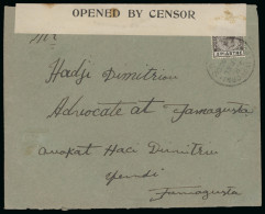 Delcampe - 1931 Cyprus Riots: Pair Of Censored Mail Sent To Lawyers During The Riots, One Showing Rural Service Cancels Of Galinopo - Cipro (...-1960)