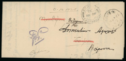 Delcampe - 1931–33 Official Mail. Selection Of Four Different O.H.M.S. Folded Entires, Showing A Variety Of Rural Service Handstamp - Cipro (...-1960)