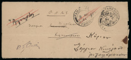 Delcampe - 1934–37 Official O.H.M.S. Folded Entires, Selection Of Three Different, Each Bearing A Variety Of Linear "NON RÉCLAMÉ" I - Cipro (...-1960)