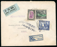 Delcampe - 1940–59 Censored Mail & Town Cancellations. Attractive Group Of Forty-six Covers Illustrating Censored Mail And A Wide R - Cipro (...-1960)