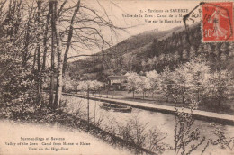 Delcampe - Environs De SAVERNE - Vallée De La Zorn - Canal De La Marne Au Rhin - Vue Sur Le Haut-Barr - Saverne