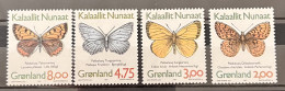 Delcampe - 1997-Groenlandia (MNH=**) Set 4 Valori "Farfalle". Se Scegli La Spedizione Ordin - Autres & Non Classés