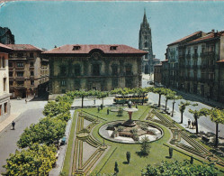 Delcampe - Oviedo - Plaza Polier Y Ak Fondo Catedral - Formato Grande Viaggiata – FE486 - Asturias (Oviedo)