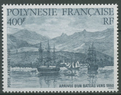 Delcampe - Französisch-Polynesien 1986 Schiffe Im Hafen Von Papeete Gemälde 456 Postfrisch - Unused Stamps