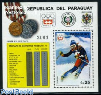 Delcampe - Paraguay 1976 Olympic Winter Winners S/s, Mint NH, Sport - Olympic Winter Games - Skiing - Ski