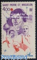 Delcampe - Saint Pierre And Miquelon 1974 Copernicus 1v, Mint NH, Science - Astronomy - Astrologie