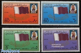 Delcampe - Qatar 1981 10 Years Independence 4v, Mint NH, History - Flags - Qatar