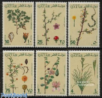 Delcampe - Qatar 1991 Flora 6v, Mint NH, Nature - Flowers & Plants - Qatar