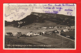 Delcampe - ZCR-49 Les Charbonnières, Commune Le Lieu Et Le Pont, Vue Sur Dent De Vaulion  Cachet Régional 19299 SG 3318 - Le Lieu