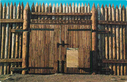 Delcampe - Carte Postale - Etats-Unis - Vancouver - Fort Vancouver  National Historic Site - This Gate Was Reconstructed By The Nat - Vancouver