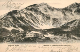 Delcampe - Nebelhorn Mit Nebelhornhaus Und Leiger - Oberstdorf