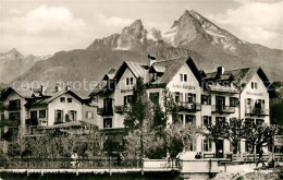 Delcampe - BERCHTESGADEN Bayern Hotel Schwabenwirt Mit Watzmann - Berchtesgaden