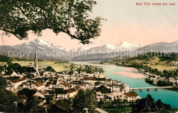 Delcampe - Bad Toelz Gesamtansicht Isar Alpenpanorama - Bad Tölz