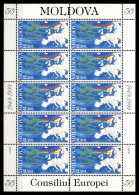 Delcampe - Moldawien 304 Postfrisch Als Kleinbogen, Cept Mitläufer #NV649 - Moldavia