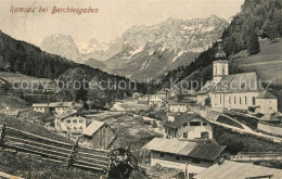Delcampe - Ramsau Berchtesgaden Ortsansicht Mit Kirche Alpen - Berchtesgaden