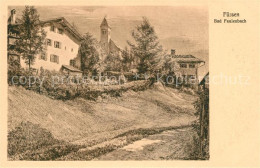 Delcampe - Bad Faulenbach Blick Zur Kirche Kuenstlerkarte - Füssen