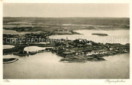 Delcampe - Ploen See Naturpark Lauenburgische Seenplatte Kupfertiefdruck Fliegeraufnahme - Plön
