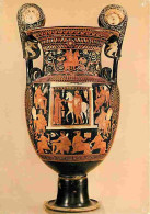 Delcampe - Carte Postale - Art - Antiquités - Cratère à Volutes - Héros Dans Un édifice Funéraire - Paris - Musée Du Louvre - Dépar - Antike