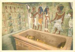 Delcampe - Carte Postale - Art - Antiquités - Toutankhamon - Tut Ank Amen's Treasures - Mortuary Chamber In The Tomb Of Luxor - CPM - Antike