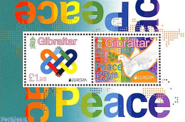 Delcampe - Gibraltar 2023 Europa, Peace S/s, Mint NH, History - Nature - Europa (cept) - Peace - Birds - Gibraltar