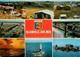 Delcampe - BLAINVILLE Sur Mer Multivue 40 (scan Recto-verso)MA1935Ter - Blainville Sur Mer