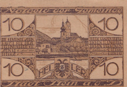 Delcampe - 10 HELLER 1920 Stadt STEIN AN DER DONAU Niedrigeren Österreich Notgeld #PE892 - Emissions Locales