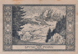 Delcampe - 50 HELLER 1920 Stadt SPITAL AM PYHRN Oberösterreich Österreich Notgeld #PE886 - Emissions Locales