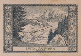 Delcampe - 50 HELLER 1920 Stadt SPITAL AM PYHRN Oberösterreich Österreich Notgeld #PE868 - Emissions Locales