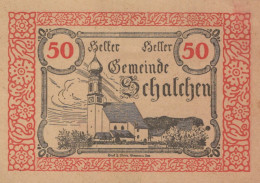 Delcampe - 50 HELLER 1920 Stadt SCHALCHEN Oberösterreich Österreich Notgeld Banknote #PE863 - Emissions Locales
