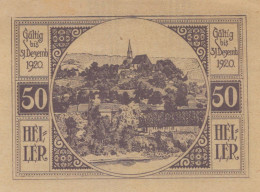 Delcampe - 50 HELLER 1920 Stadt SANKT ULRICH Oberösterreich Österreich Notgeld #PE880 - Emissions Locales