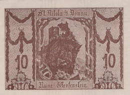 Delcampe - 10 HELLER 1920 Stadt SANKT NIKOLA AN DER DONAU Oberösterreich Österreich #PE883 - Emissions Locales