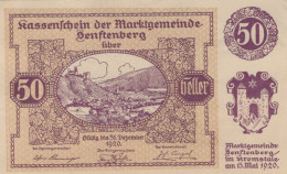 Delcampe - 50 HELLER 1920 Stadt SENFTENBERG Niedrigeren Österreich Notgeld #PE879 - Emissions Locales